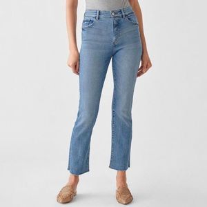 DL1961 Mara Ankle High Rise Straight Jeans